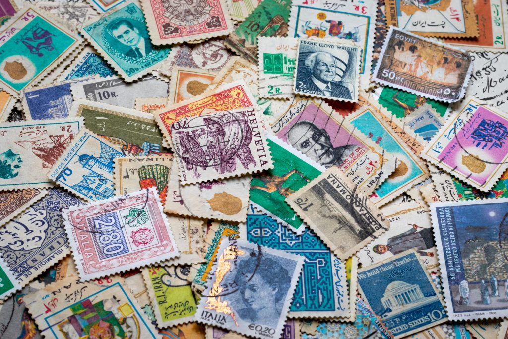 Bunch of old stamps