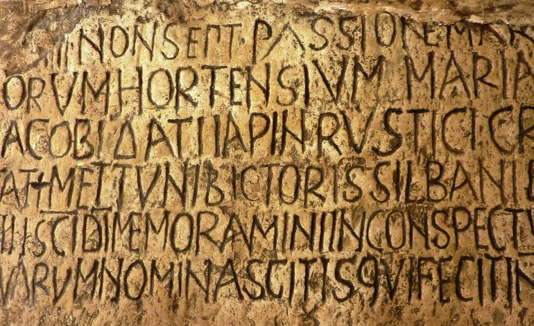 Il latino, dalle origini ad oggi