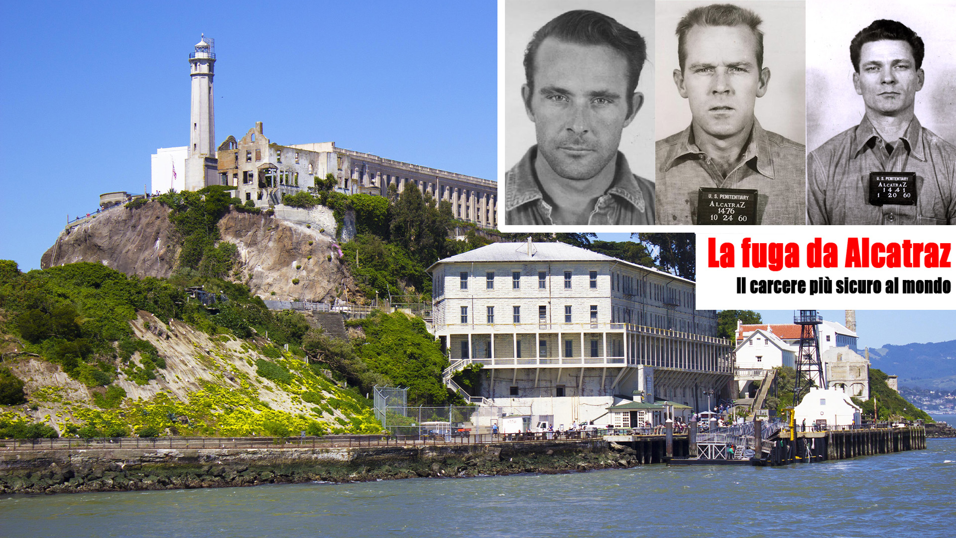 La fuga del ’62 da Alcatraz, progettata per mesi, e la misteriosa fine degli evasori