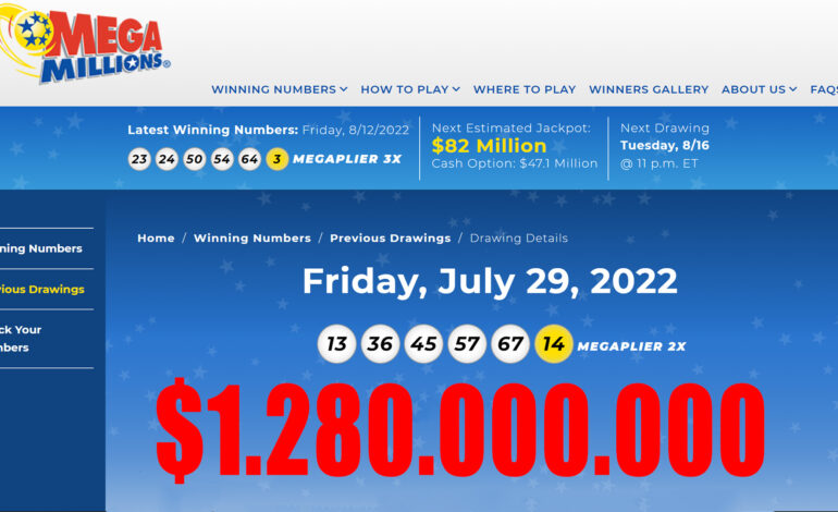 Illinois, alla lotteria Mega Millions vinto il terzo jackpot più grande della storia: 1.28 miliardi di dollari