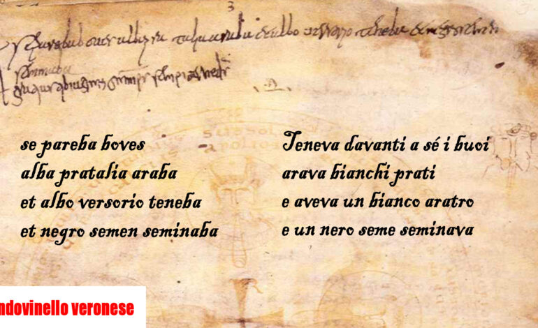 L’Indovinello veronese, il primo documento in lingua italiana risalente a 1200 anni fa