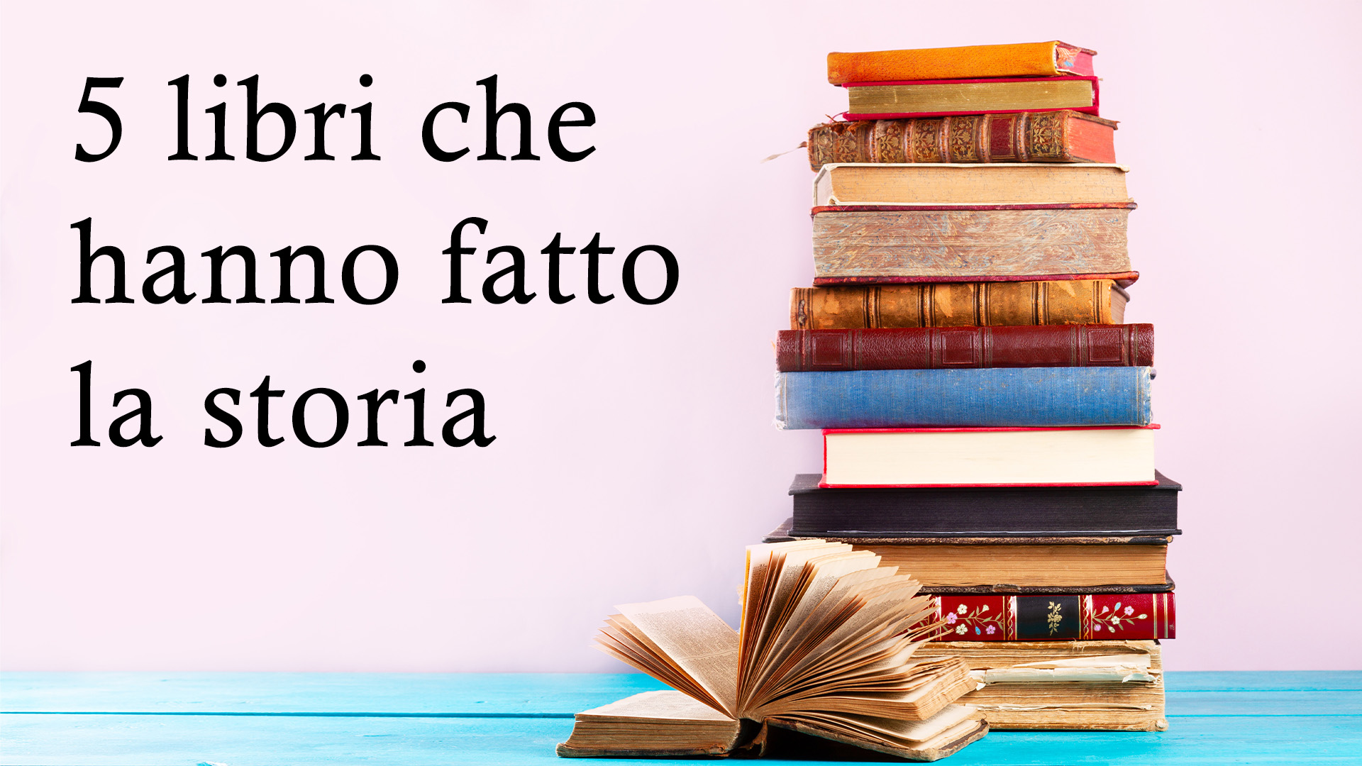 Mysterius “rispolvera” cinque libri che hanno fatto la storia, e che non dovrebbero mai mancare nella vostra biblioteca